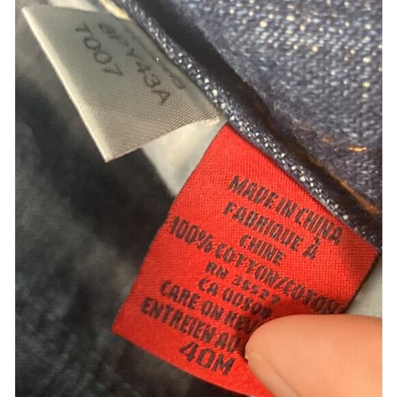 Vintage Marithe Francois Girbaud Wide Leg Denim Jeans 34x32 - Picture 7 of 7